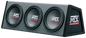 Car Audio Subwoofer MTX Audio Triple 10" RoadThunder 600W Enclosure - RT10X3DS