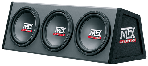 Car Audio Subwoofer MTX Audio Triple 10" RoadThunder 600W Enclosure - RT10X3DS