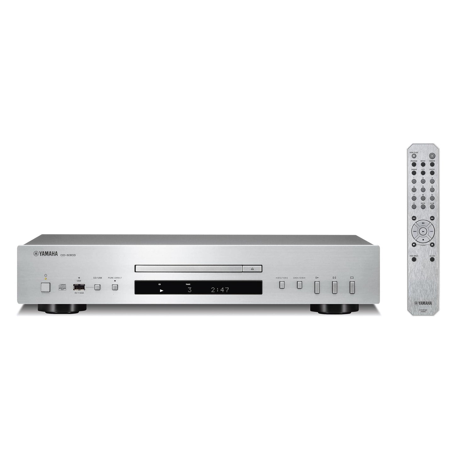 CD Player Silver Yamaha CD-S303