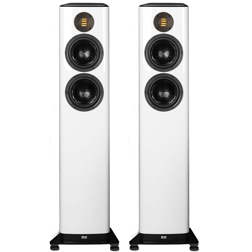 Floorstanding Speakers Gloss White Elac Solano FS287