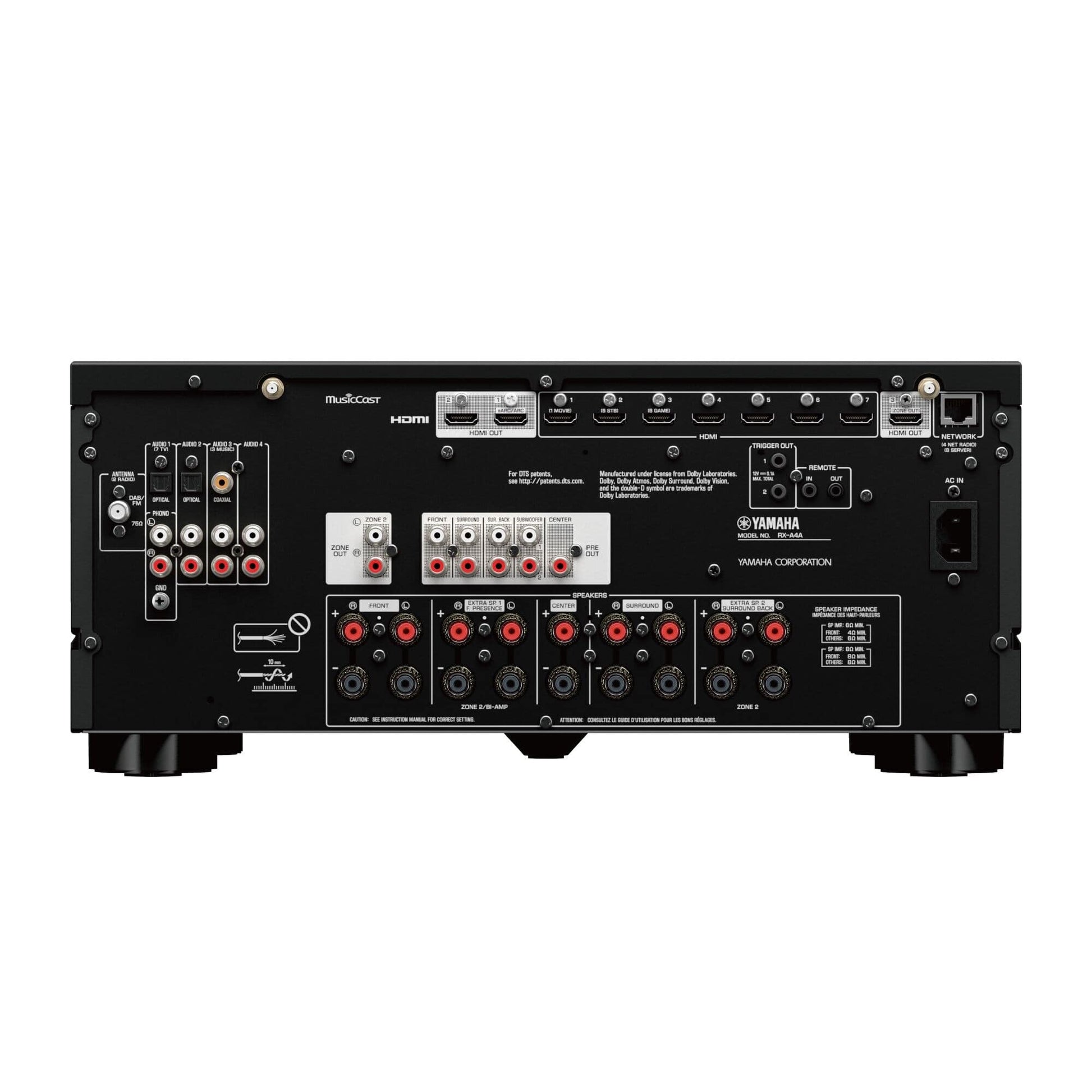 Home Theatre Amplifier Yamaha RX-A4A (Dolby Atmos)