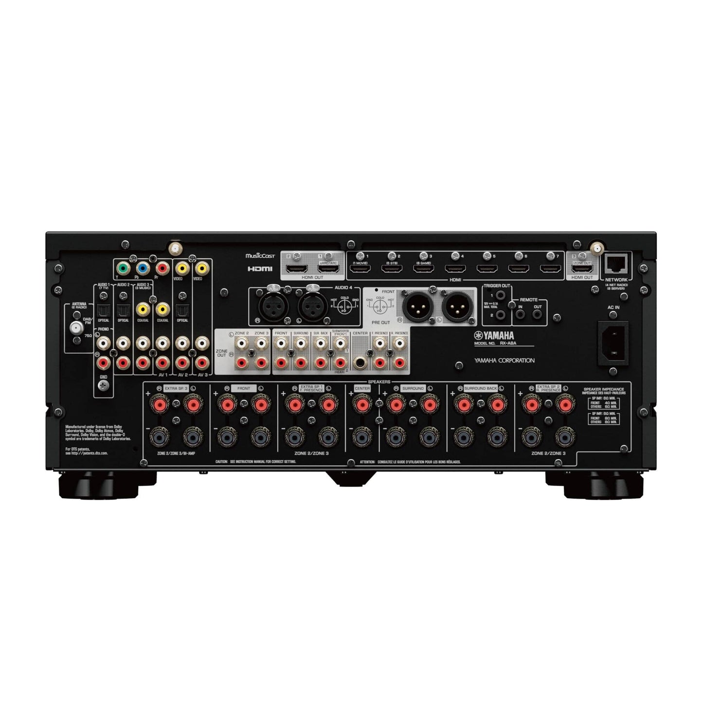 Home Theatre Amplifier Yamaha RX-A8A (Dolby Atmos)
