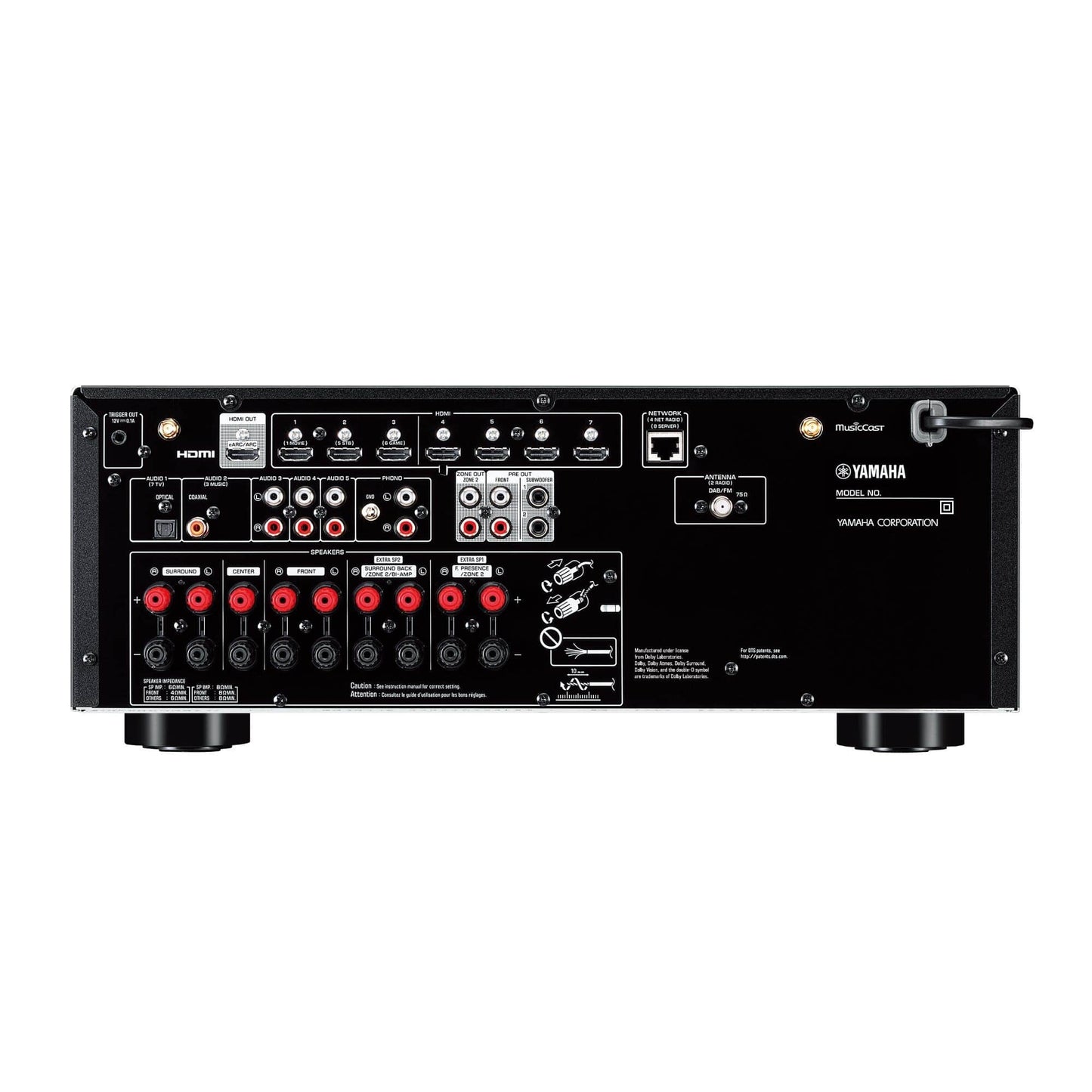 Home Theatre Amplifier Yamaha RX-V6A (Dolby Atmos)