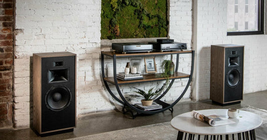 Packages Silver / Distressed Oak Klipsch Forte IV + Yamaha A-S1200 Black Friday Package