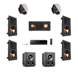 Packages YAMAHA & KLIPSCH 5.2.2 DOLBY ATMOS DISCRETE HOME THEATRE PACKAGE