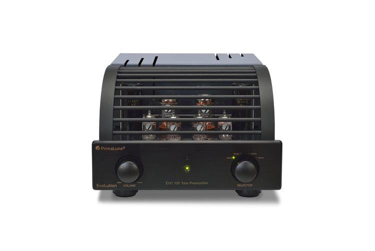 Stereo Amplifier Black Primaluna Evo 100 Tube Pre-Amplifier