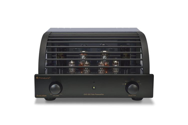 Stereo Amplifier Black Primaluna Evo 200 Tube Pre-Amplifier