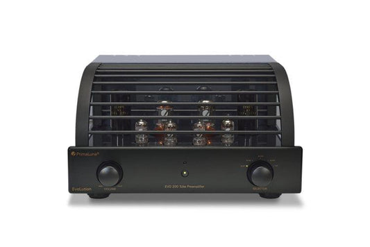 Stereo Amplifier Black Primaluna Evo 200 Tube Pre-Amplifier