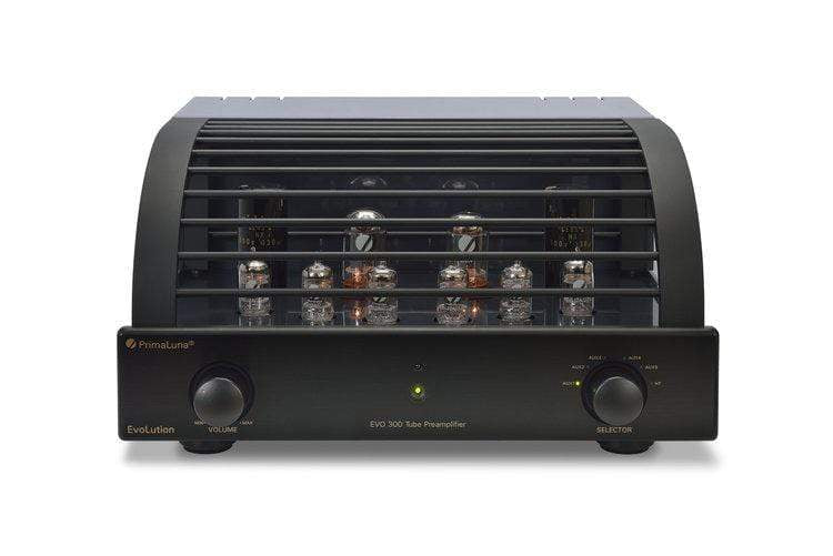 Stereo Amplifier Black Primaluna Evo 300 Tube Pre-Amplifier