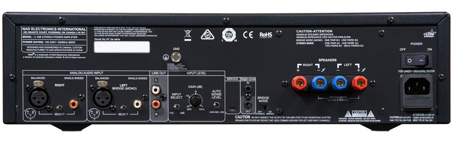 Stereo Amplifier NAD C298