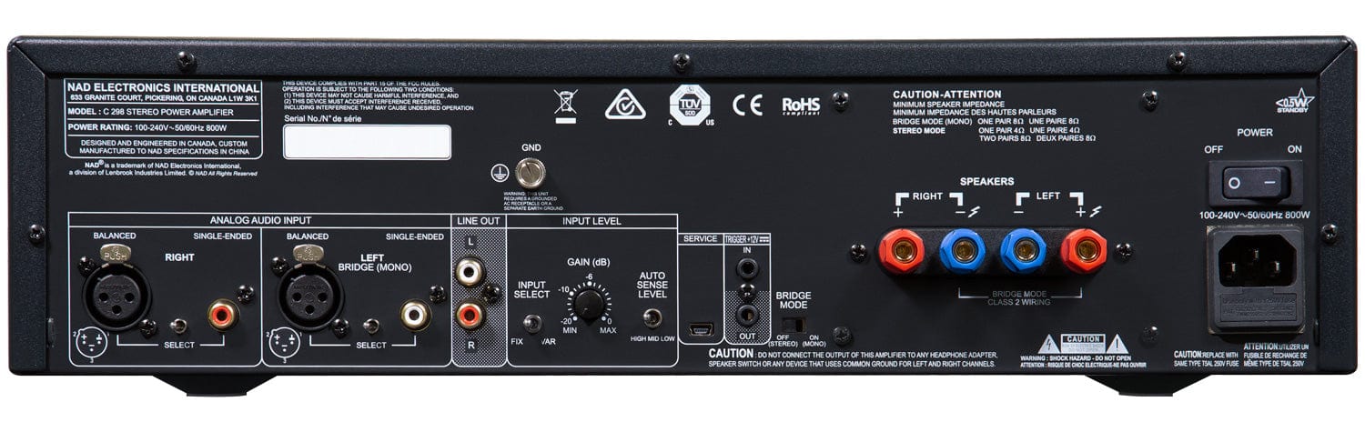 Stereo Amplifier NAD C298